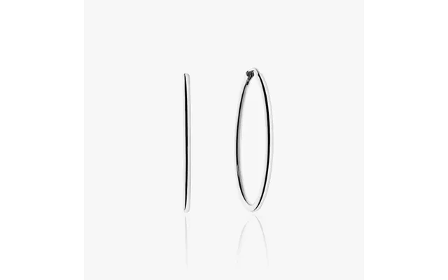 30mm Hoops Sølvbelagt