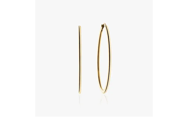 40mm Hoops 14k Guldbelagt