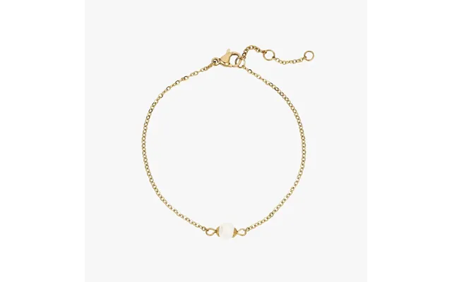 Ella Havperle Armbånd 14k Guldbelagt