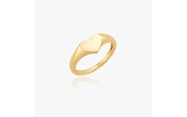 Hjerte Ring 14k Guldbelagt - 14k Guldbelagt Us 7 Eu 54 M
