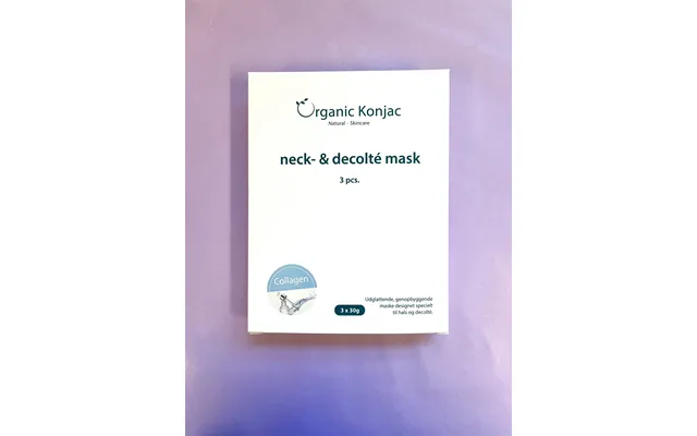 Organic Konjac Neck & Decolté Mask - Collagen