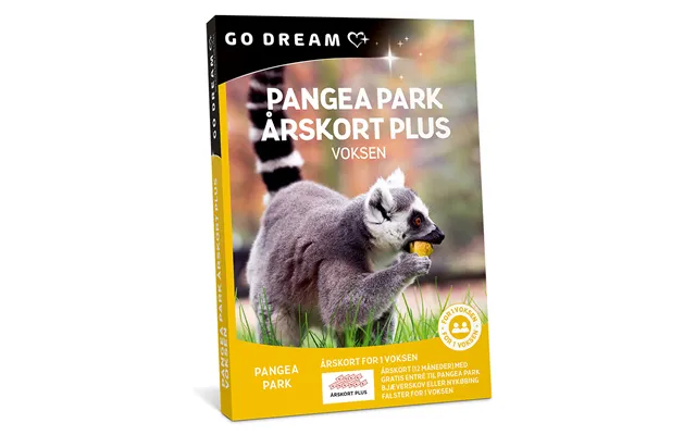 Go Dream Årskort Plus Til Pangea Park - Voksen, Oplevelsesgaver, Entertainment , Gavekort, Gaveidé