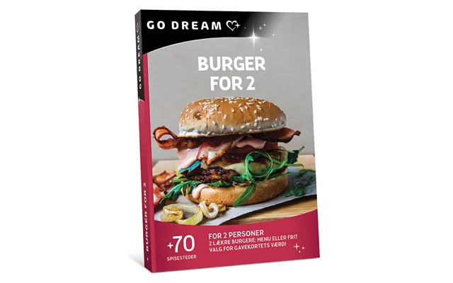 Go Dream Burger For 2 - Oplevelsesgaver