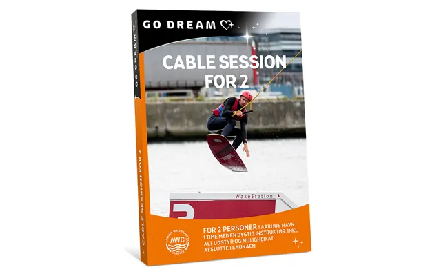 Go Dream Cable Session For 2 Hos Aarhus Watersports Complex - Oplevelsesgaver