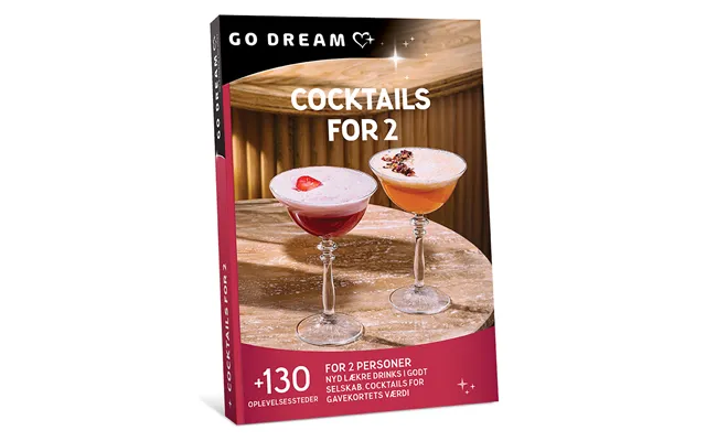 Go Dream Cocktails For 2 - Oplevelsesgaver