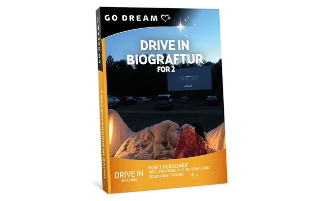Go Dream Drive In Biograftur For 2 - Oplevelsesgaver