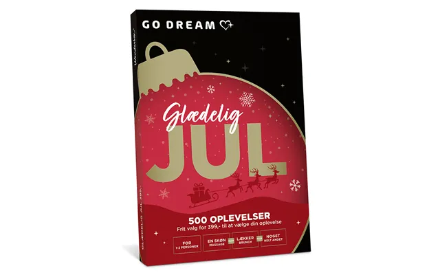 Go Dream Glædelig Jul - 399, Oplevelsesgaver, Multithematic , Gavekort, Gaveidé