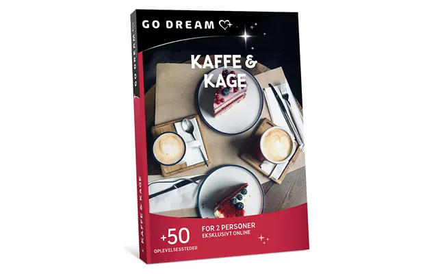 Go Dream Kaffe Og Kage For 2 - Oplevelsesgaver