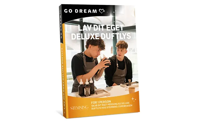 Go Dream Lav Dit Eget Deluxe Duftlys - Oplevelsesgaver