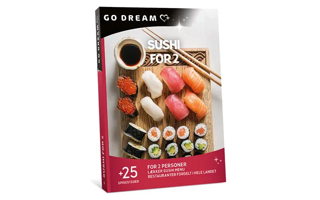 Go Dream Sushi For 2 - Oplevelsesgaver
