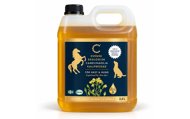 Camelina Olie Økologisk - 2,5 Liter