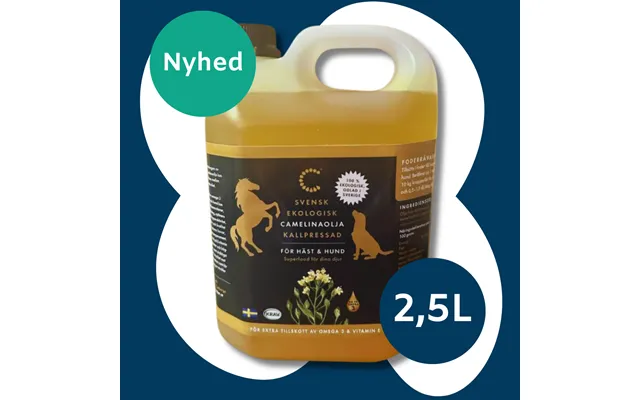 Camelina Olie Økologisk - 2,5 Liter