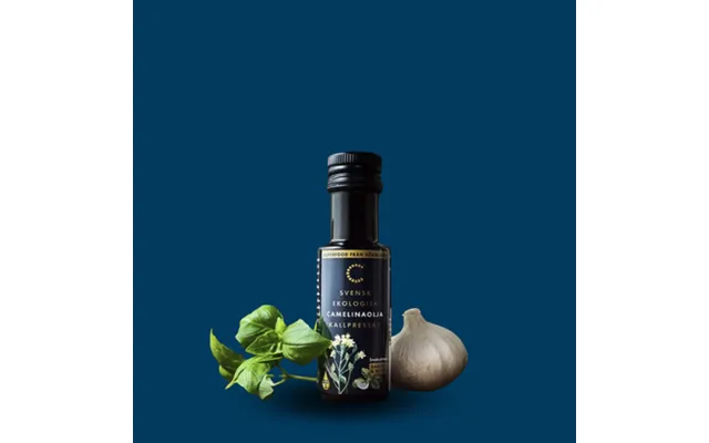 Camelinaolie - Basilikum & Hvidløg 100 Ml