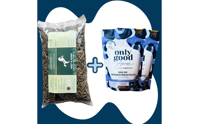 Kombipakke Gastro 112 1 Kg & Onlygoodhorse - Gastro 112 & 2 Small Pakker Onlygoodhorse