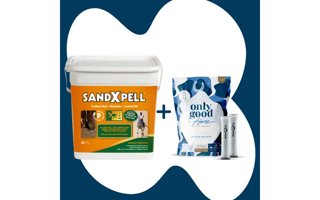 Kombipakke Sandxpell 4kg & Onlygoodhorse - Sandxpell Og 4 Poser Onlygoodhorse