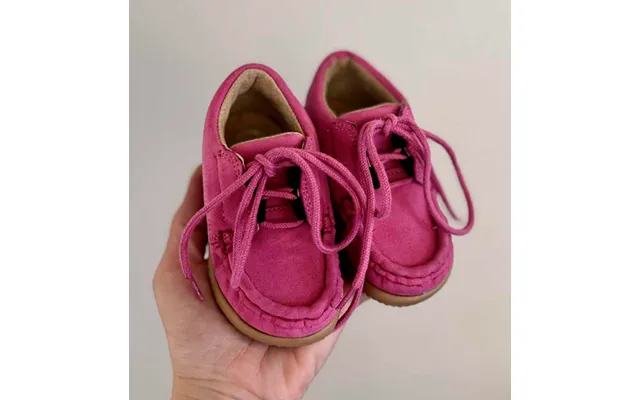 Aurelka Mokkasiner M Snørebånd, Pink - Sko Med Ekstra Støtte