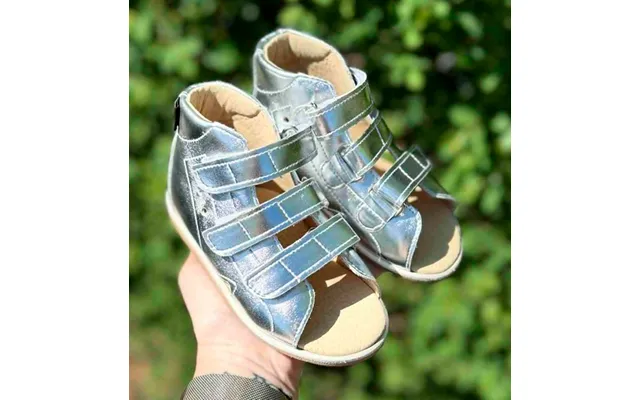 Aurelka Sandal, Sølv - Sandal Med Ekstra Støtte