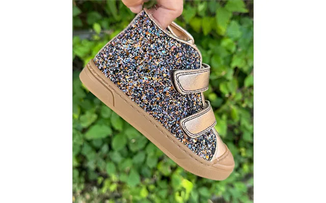 Babybotte Arnica Velcro Sneakers - Rosa Guld Glimmer