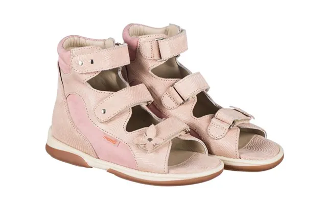 Memo Agnes, Pigesandal, Lyserød - Sandaler Med Ekstra Støtte