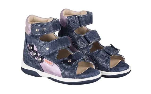 Memo Agnes, Pigesandal, Navy Lilla - Sandaler Med Ekstra Støtte