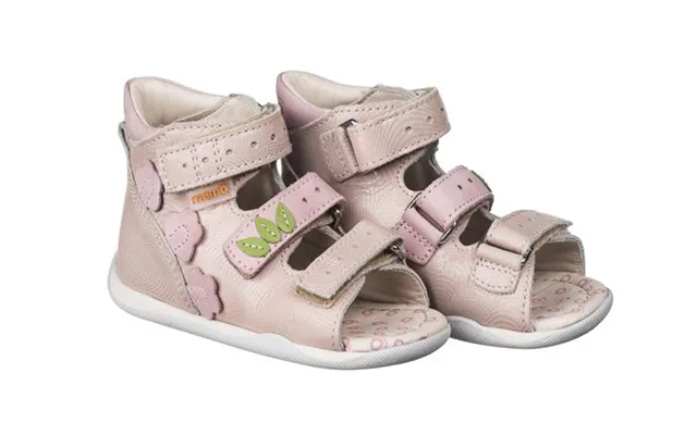 Memo Dino Sandal, Rosa - Pigesandal Med Ekstra Støtte