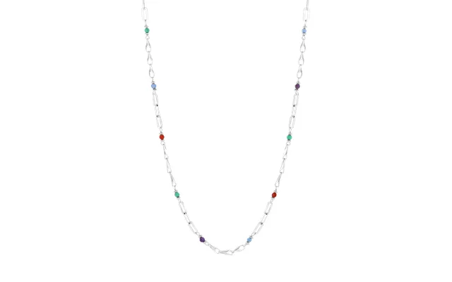 Sølv Collier Rhodineret