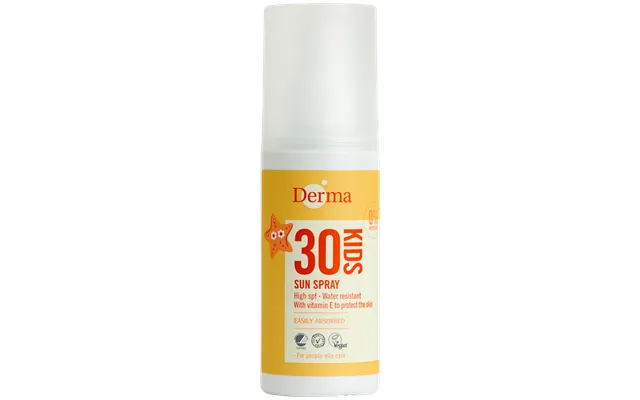 Derma Kids Sun Spray Spf30 150 Ml - Vandfast Solcreme