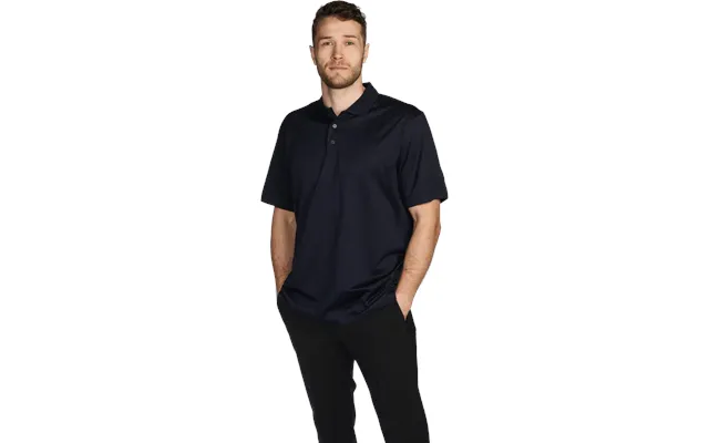 Luton Egyptisk Bomuld Polo Fitted Navy