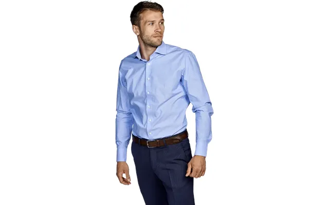 Marbella Limited Edition Struktureret Skjorte Slim Light Blue
