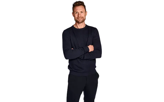 Marina Strik Fitted Navy