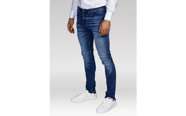Mørk Vask Skinny Stretch Jeans Fitted Denim Colourway