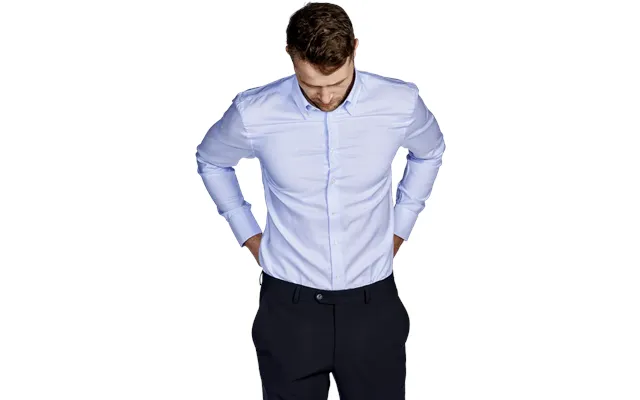 Oxford Button Down Skjorte Slim Stribe