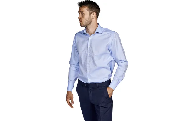 Oxford Skjorte Fitted Light Blue