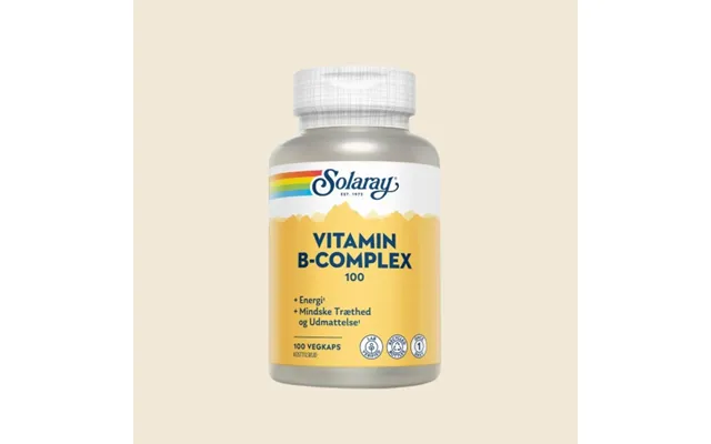 Solaray Vitamin B-complex. 100 Tabletter
