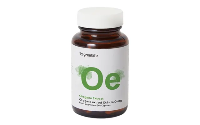 Greatlife Oreganoekstrakt 60 Kapsler