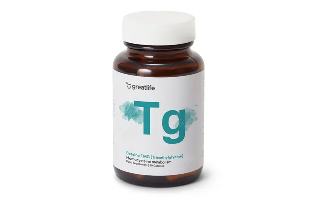 Greatlife Tmg Trimethylglycin 100 % Betain 60 Kapsler