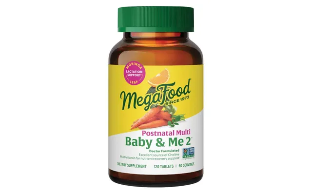 Megafood Baby & Me 2 Postnatal Multi 120 Tabletter