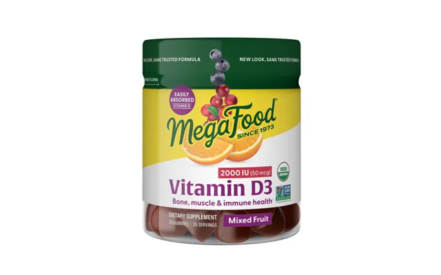 Megafood D3 2000 Iu Gummies 70 Gummies