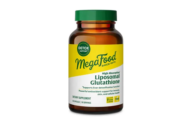 Megafood Glutathion Liposomalt Høj Absorption 60 Kapsler