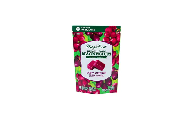 Megafood Relax Calm Magnesium Soft Chews 30 Chews