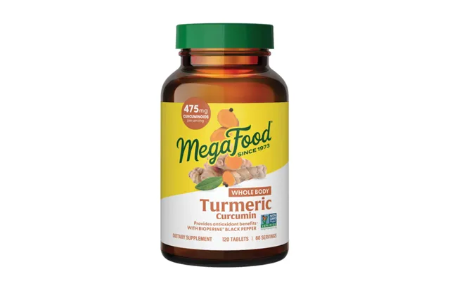 Megafood Turmeric Strength For Whole Body 120 Tabletter