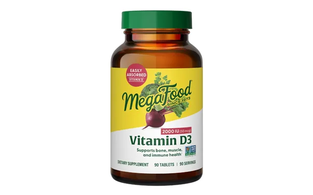 Megafood Vitamin D3 2000 Iu 90 Tabletter