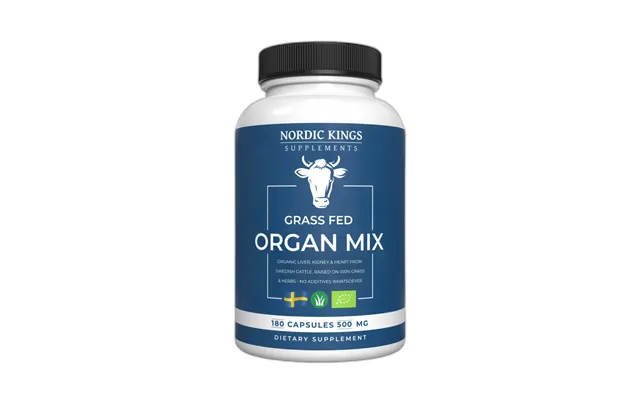 Nordic Kings Græsopdrættet Organmiks - Øko 180 Kapsler