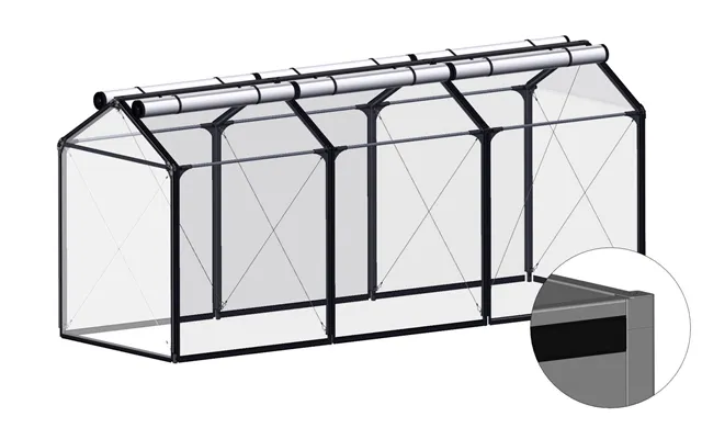Overbygning Høj Air Til Pvc 120x360 Cm