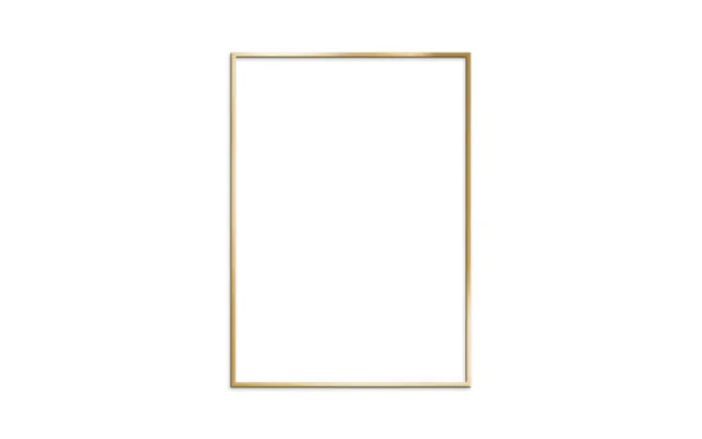 Plakatramme Messingfarvet Metal - 70 X 100 Cm
