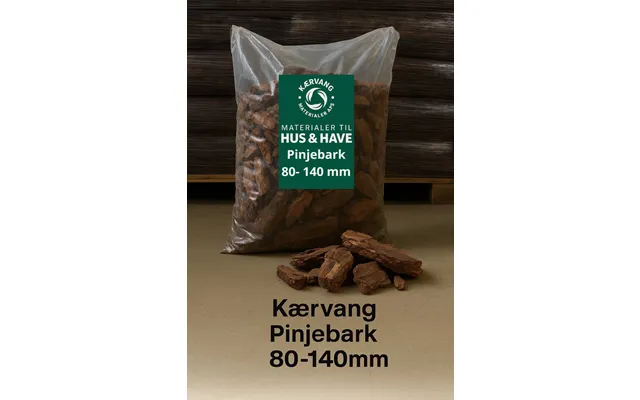 Kærvang Pinjebark 80-140 Mm I Pose 50 Liter