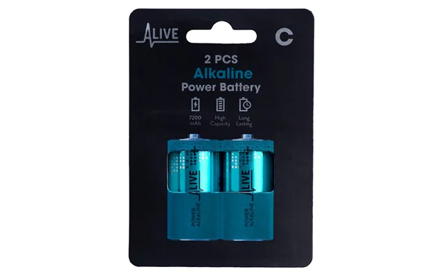 Alkaline Batterier C Lr14 1.5v 2-pak