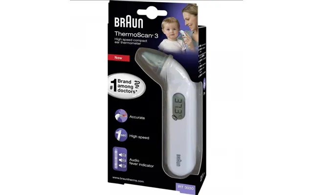 Braun Øretermometer Irt3030