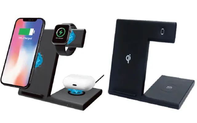 Condor Mobiloplader Trådløs 3-i-1 Med Usb-c Kabel