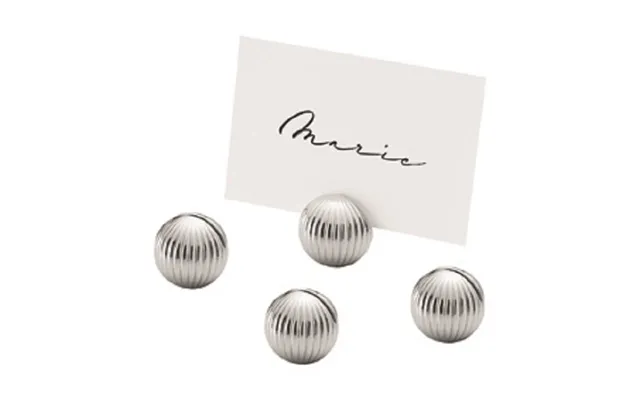 Georg Jensen Bernadotte Bordkortholdere 4 Stk